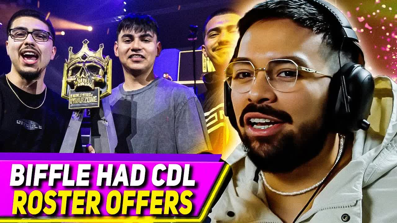 Video thumbnail for Warzone Pro Biffle DENIES CDL Offer for Warzone WHY?