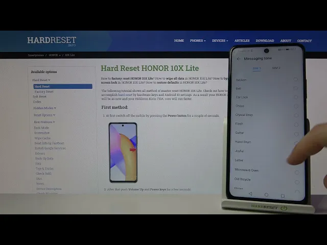 Video thumbnail for Honor 10X Lite All Messaging Tones