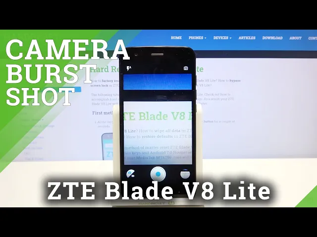 Video thumbnail for How to Take Burst Shot – Camera Functions on ZTE Blade V8 Lite
