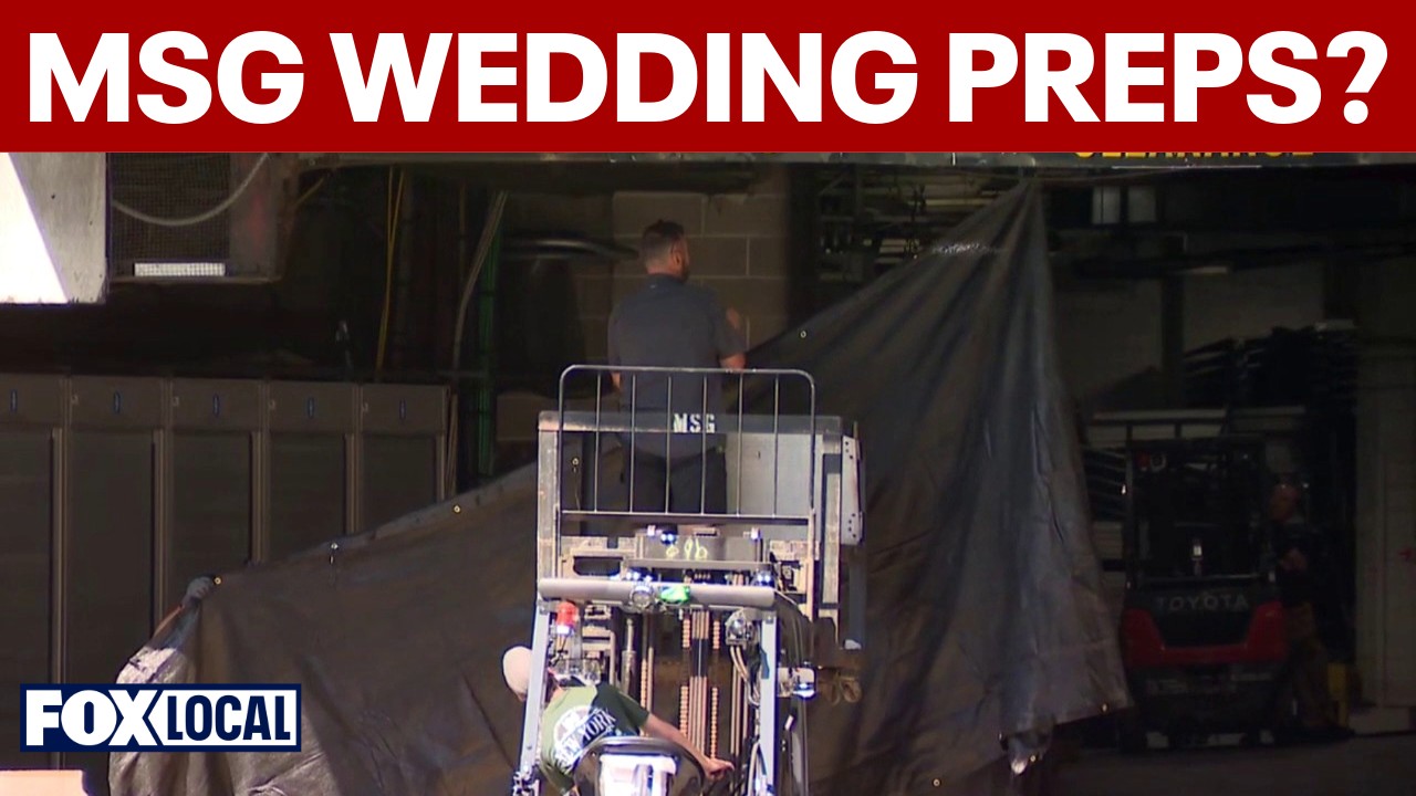 Video thumbnail for Taylor Swift & Travis Kelce wedding rumors: Massive preparations underway at MSG