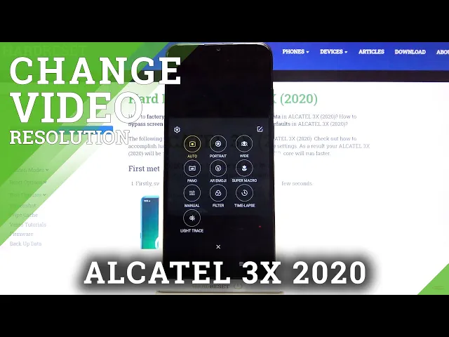 Video thumbnail for ALCATEL 3X 2020 – Change Video Quality & Choose Video Resolution