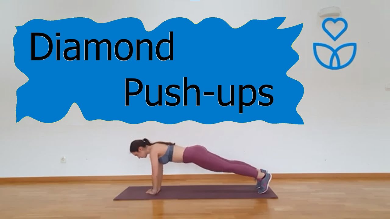Video thumbnail for Diamond push ups