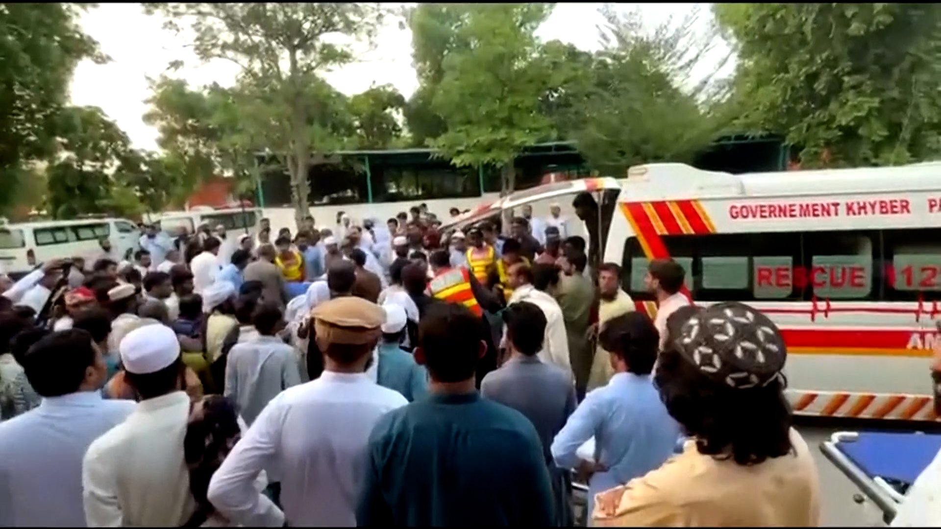 Video thumbnail for Suicide bombing in northwest Pakistan kills at least 12