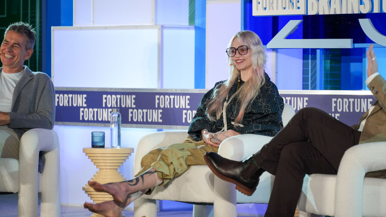 Video thumbnail for Grimes: AI music slop is flooding Spotify, but it's a win for artists