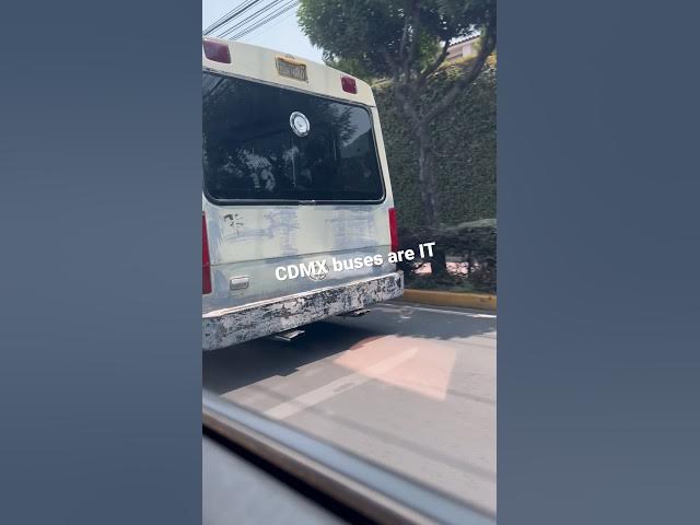 Video thumbnail for CDMX bus sounds. Love em. #mexicocity #cdmx #exhaust #car #cars