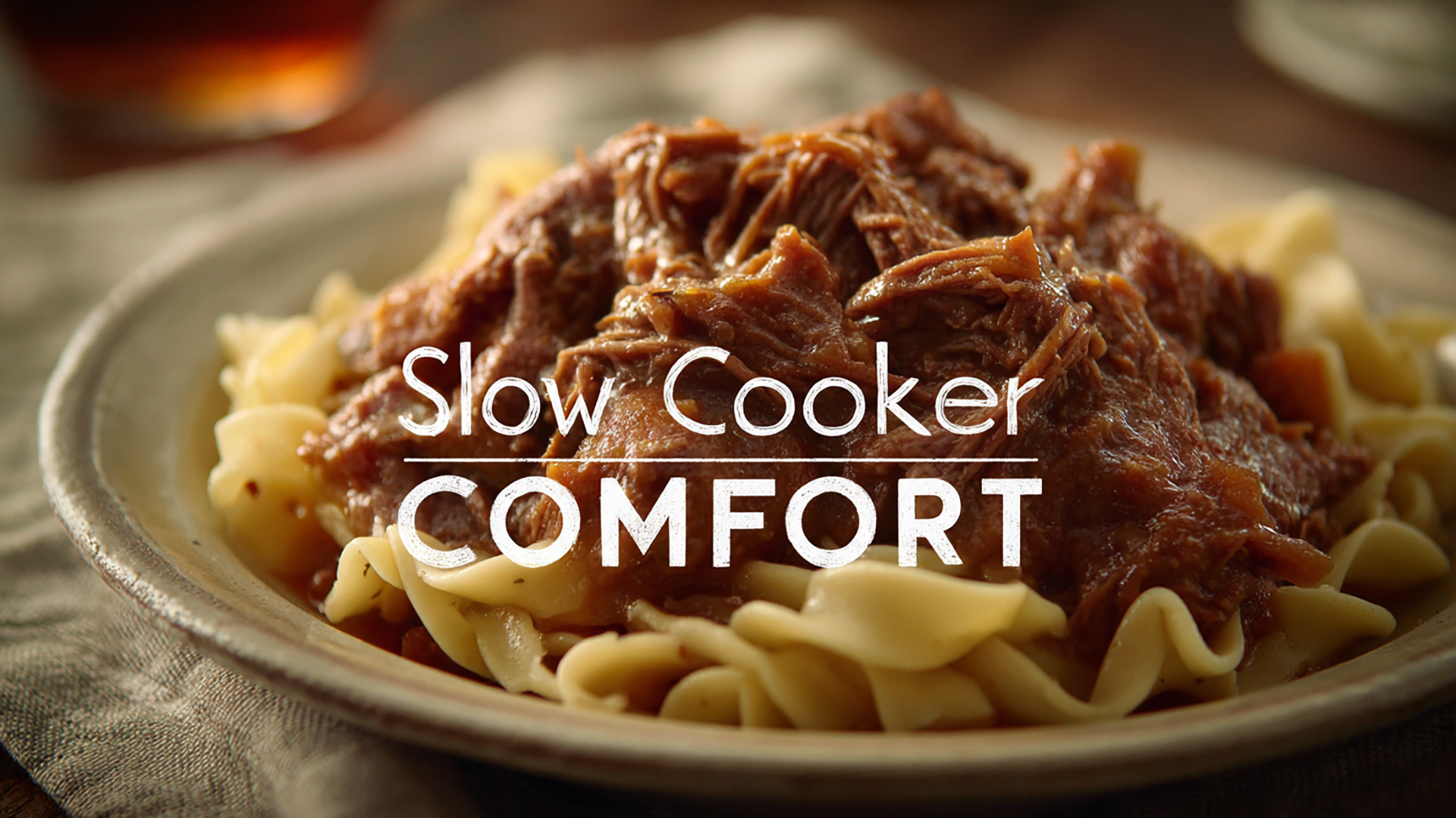 Video thumbnail for Crock Pot Beef and Noodles | Easy Slow Cooker Dinner