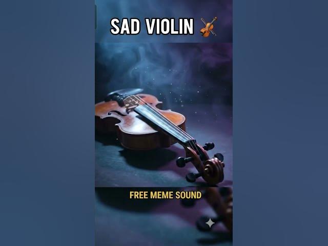 Video thumbnail for Sad Violin Sound Effect (Meme SFX) #shorts