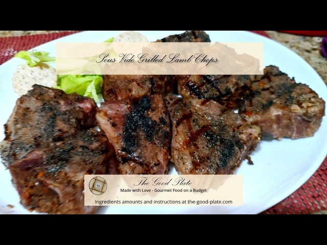 Video thumbnail for Sous Vide Grilled Lamb Chops
