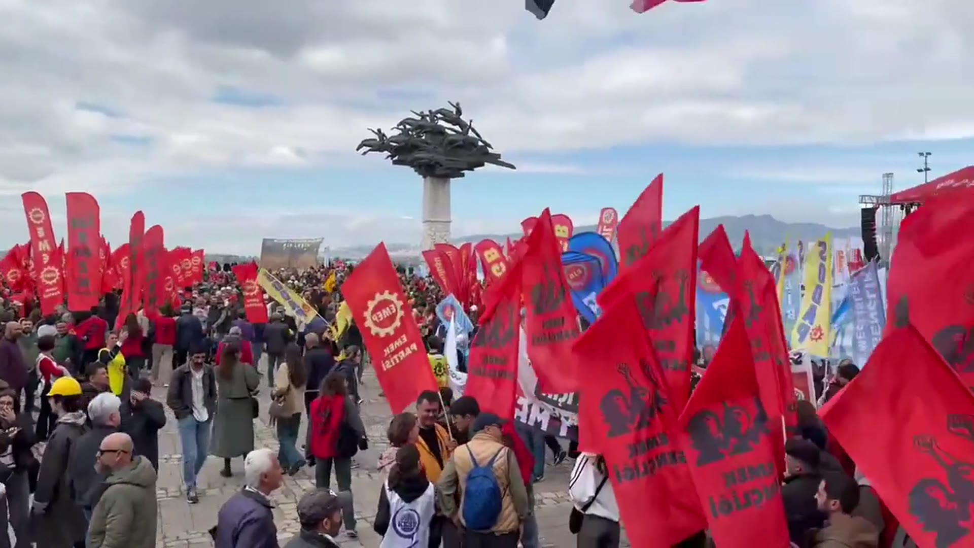 Video thumbnail for Turkey: Nationwide May Day Rallies Held on International Workers’ Day 2.