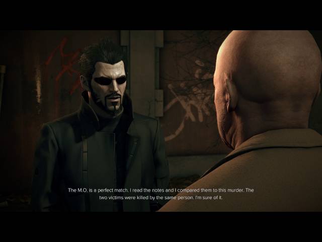 Video thumbnail for Deus Ex: Mankind Divided - The Harvester: Report to Montag: Exonerate Both Suspects Choice Sequence