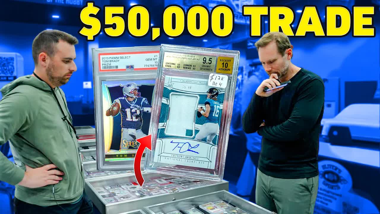 Video thumbnail for Sports Card Investor: dallas card show high-stakes trades!