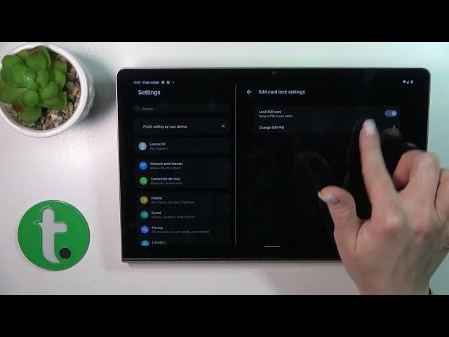 Video thumbnail for How to Remove the SIM Card PIN Code on a LENOVO Yoga Tab 11 - Turn Off the SIM Lock