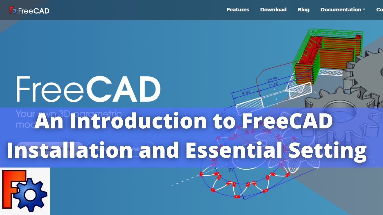 'Video thumbnail for Introduction to FreeCAD. Its Installation & setting | FreeCAD | FreeCAD Installation |'
