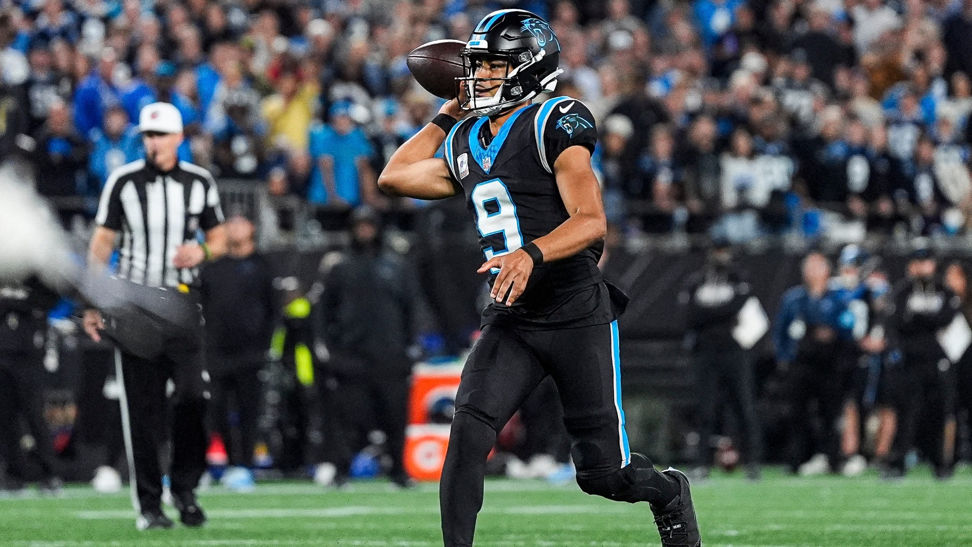 Video thumbnail for Bryce Young's Stellar Performance Boosts Panthers' Season
