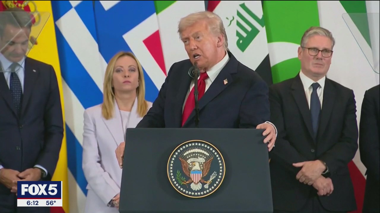'Video thumbnail for Hostages freed as Trump brokers historic Middle East peace deal | Agreement Details'
