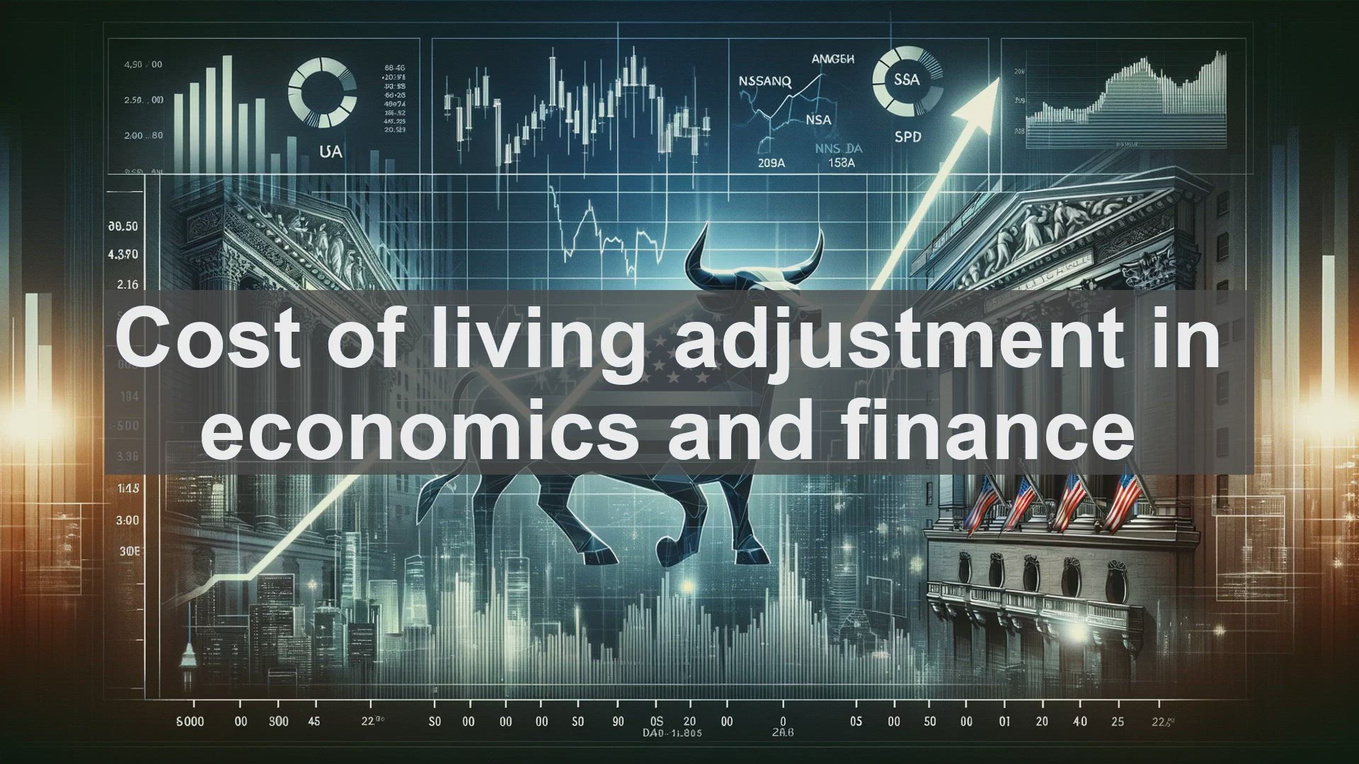 'Video thumbnail for Cost of living adjustment in economics and finance'