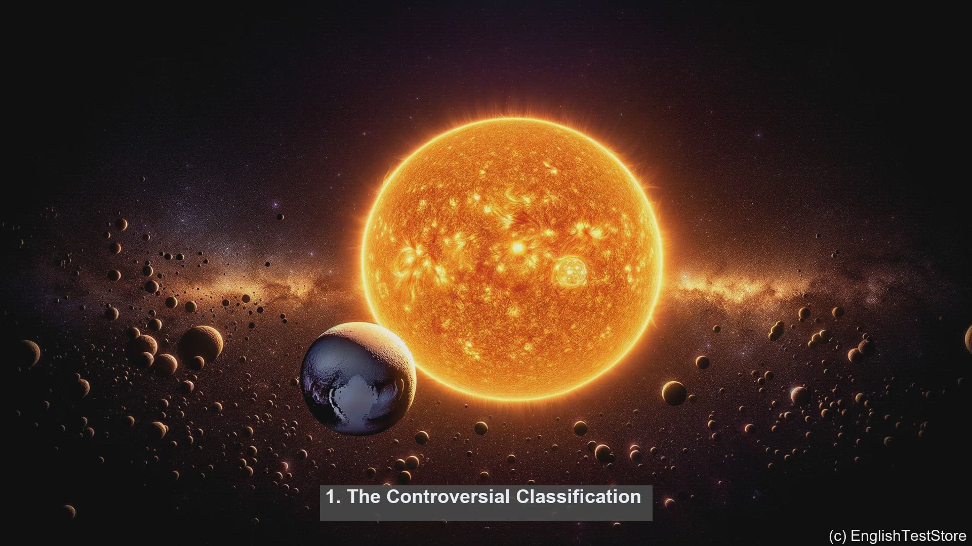 'Video thumbnail for 10 Things You Didn't Know About Pluto's Role in Understanding Dwarf Planets'
