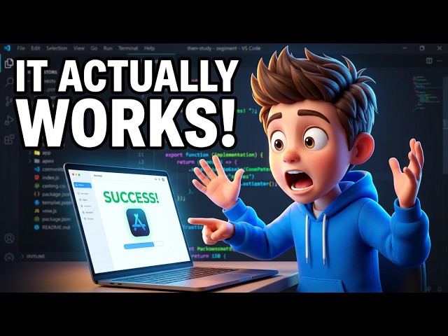 Video thumbnail for How I Built a Real App With Just AI – No Coding!