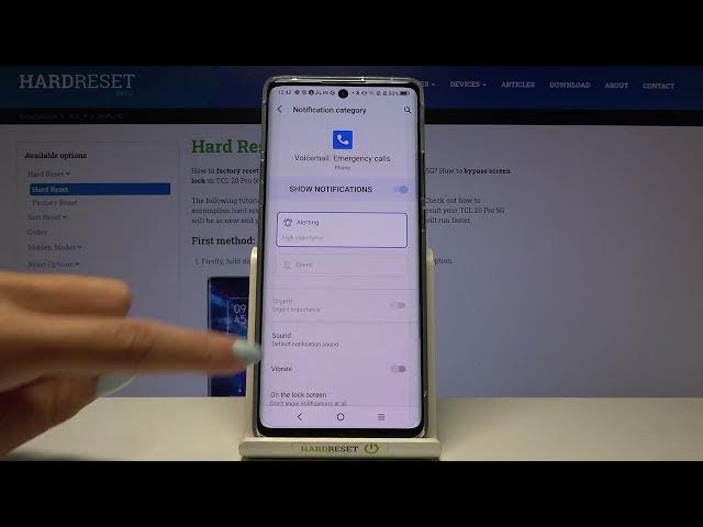 Video thumbnail for TCL 20 Pro 5G and Call Settings - Change Voicemail Notification Sound