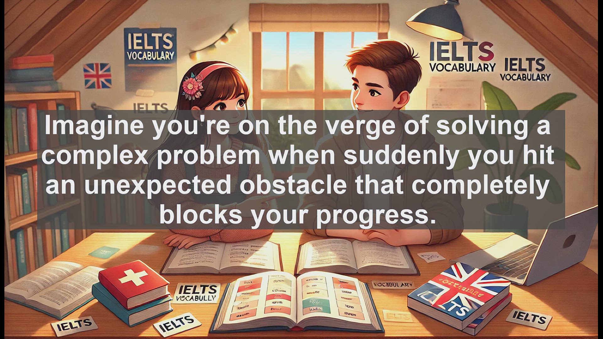 'Video thumbnail for 2000 Must Know IELTS 9.0 Vocabulary - Understanding 'Stymie': A Word for Obstacles and Hindrances'