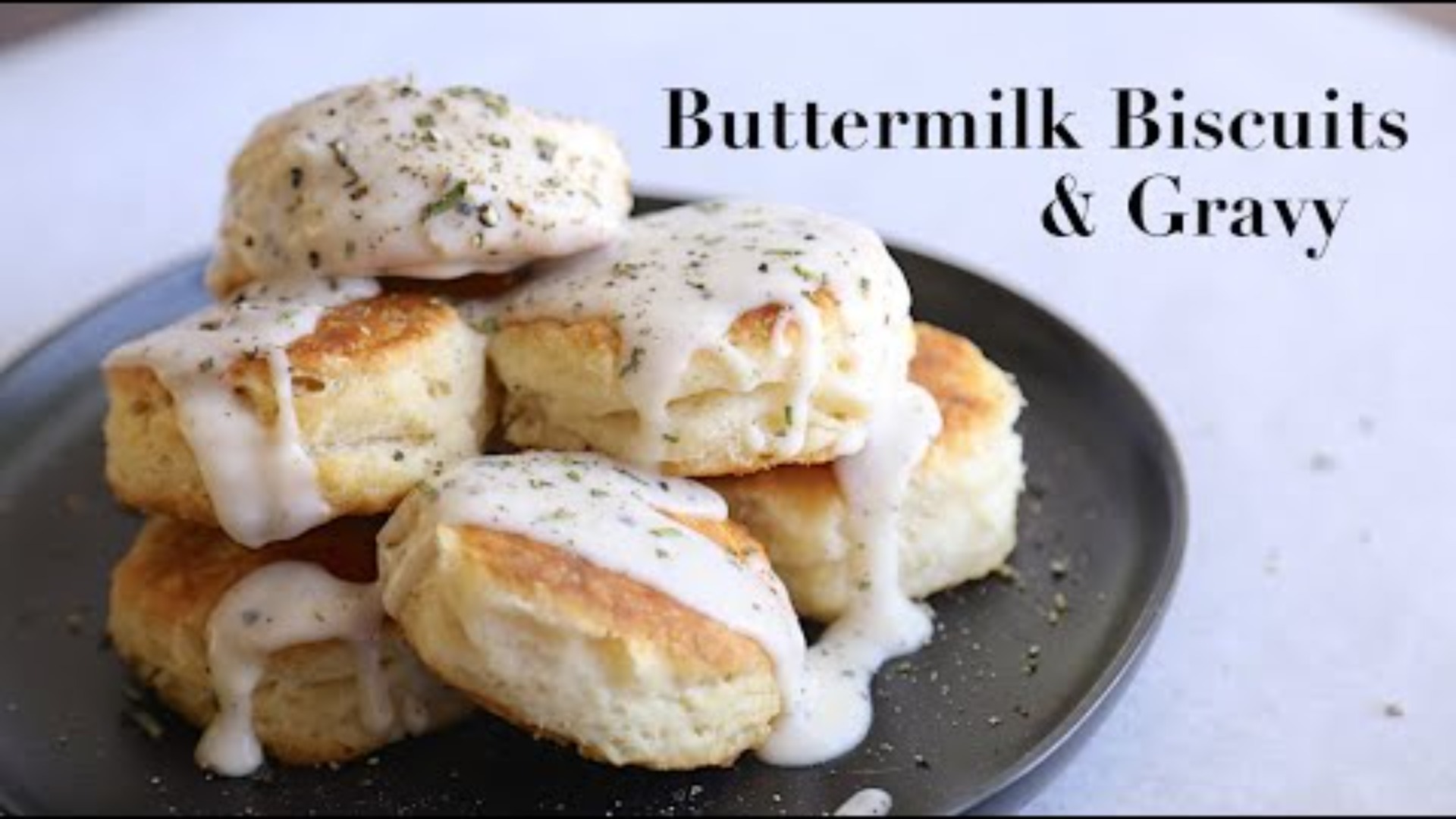Video thumbnail for How To Make Buttermilk Biscuits