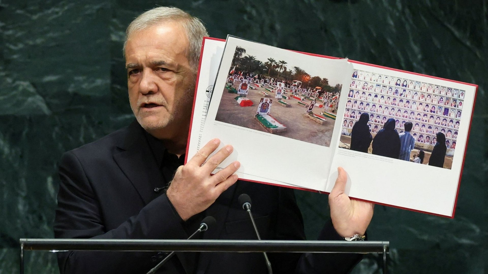 Video thumbnail for Pezeshkian says Iran will not surrender to US pressure at UNGA