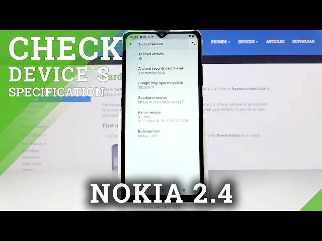 Video thumbnail for NOKIA 2.4 – Open Phone Specifications / Access Device Information