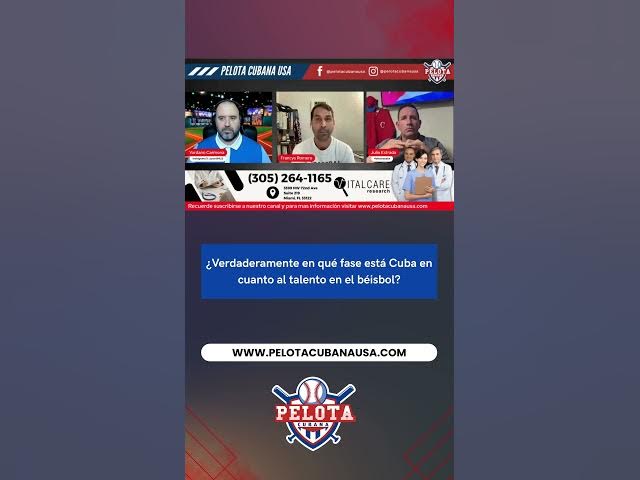 Video thumbnail for ¿Verdaderamente en qué fase está Cuba en cuanto al talento en el béisbol?