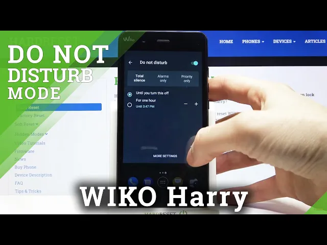 Video thumbnail for How to Enable Do Not Disturb Mode on WIKO Harry -  Block Sounds