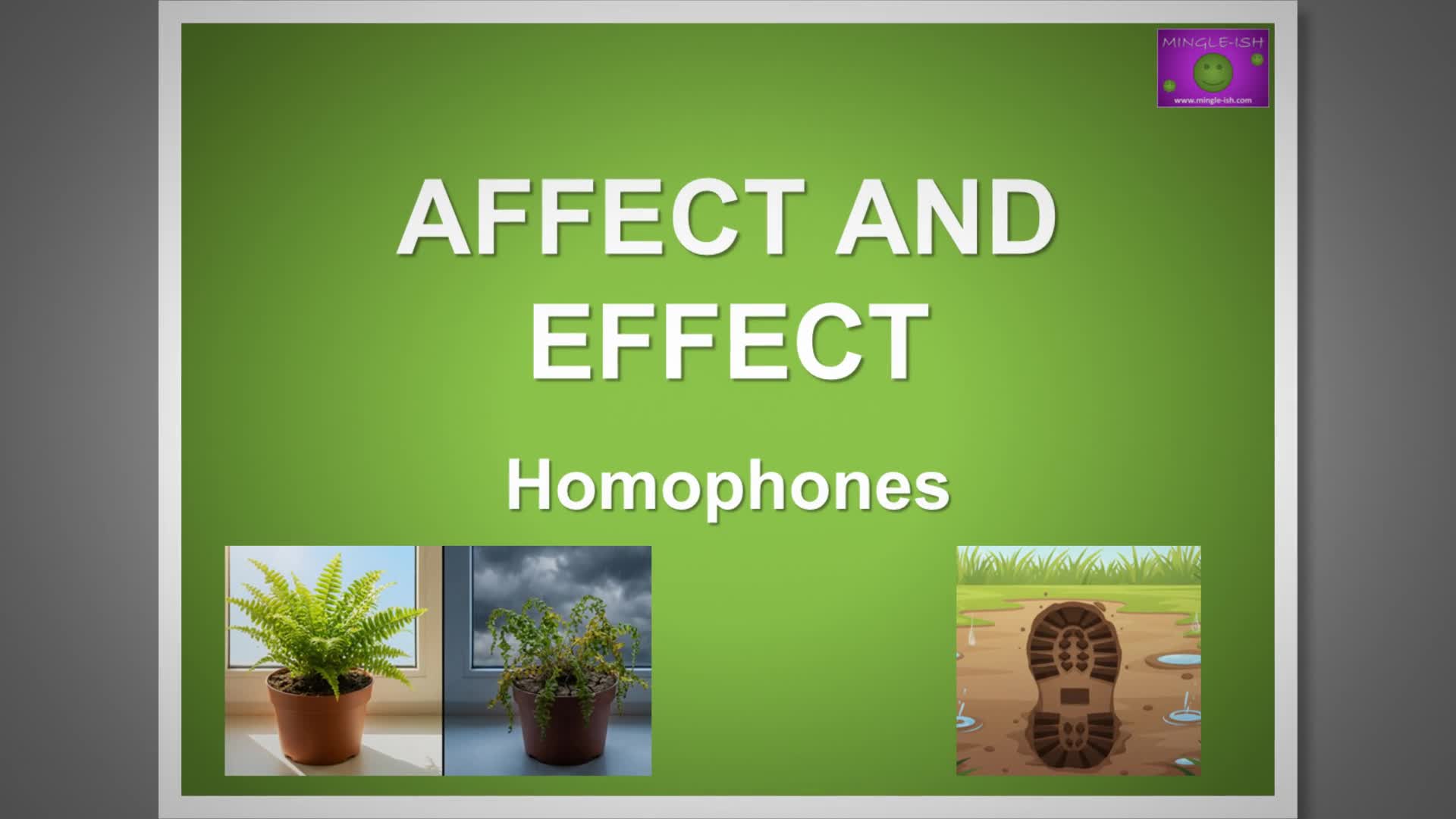 Video thumbnail for Affect vs Effect: Master Homophones with Clear Examples