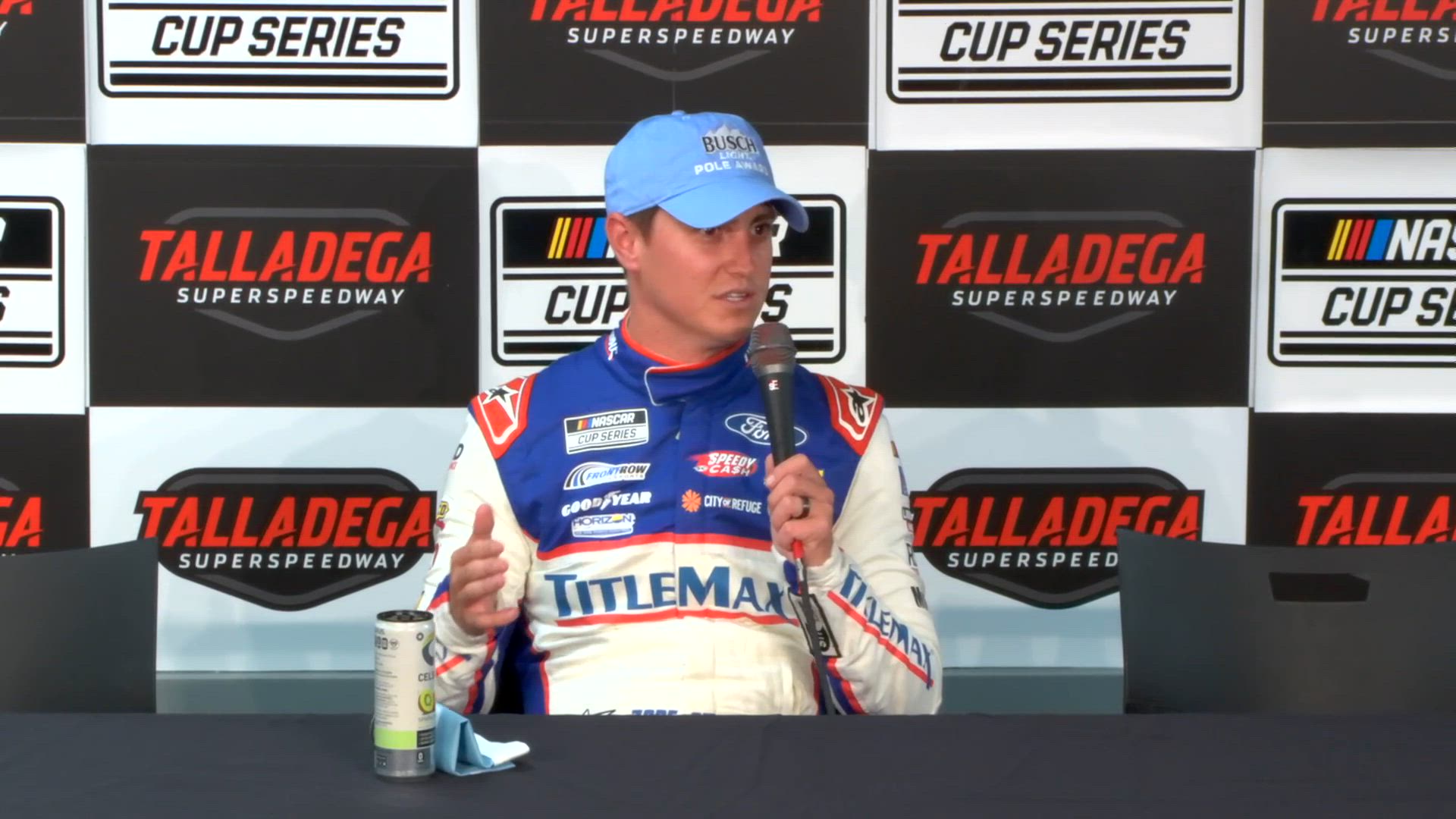 Video thumbnail for Zane Smith Proud of First Pole, How Front Row Motorsports Has Worked Together Recently