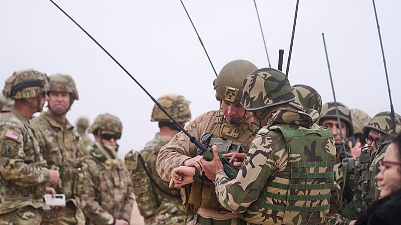 Video thumbnail for Army exercises in Morocco focus on countering Sahel threats