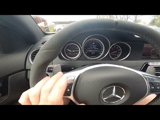 Video thumbnail for How to Start, and Manage Lap Timer in Mercedes C W204 C63 AMG ( 2011-2014 ) | Use Lap Timer