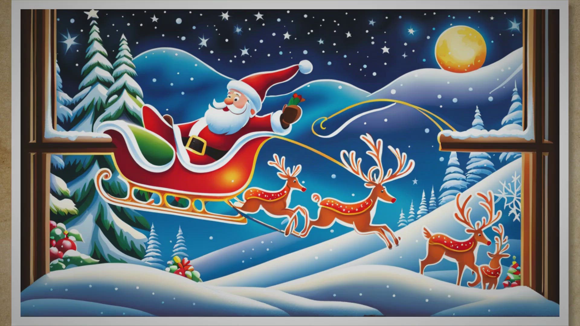 'Video thumbnail for Christmas Window Painting Ideas'