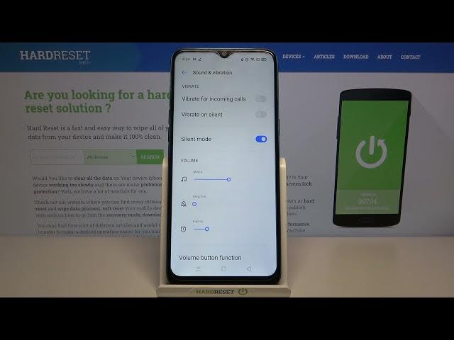 Video thumbnail for How to Find Sound Settings on REALME C3?