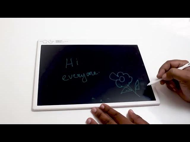 Video thumbnail for USB Rechargeable LCD Writing Tablet White