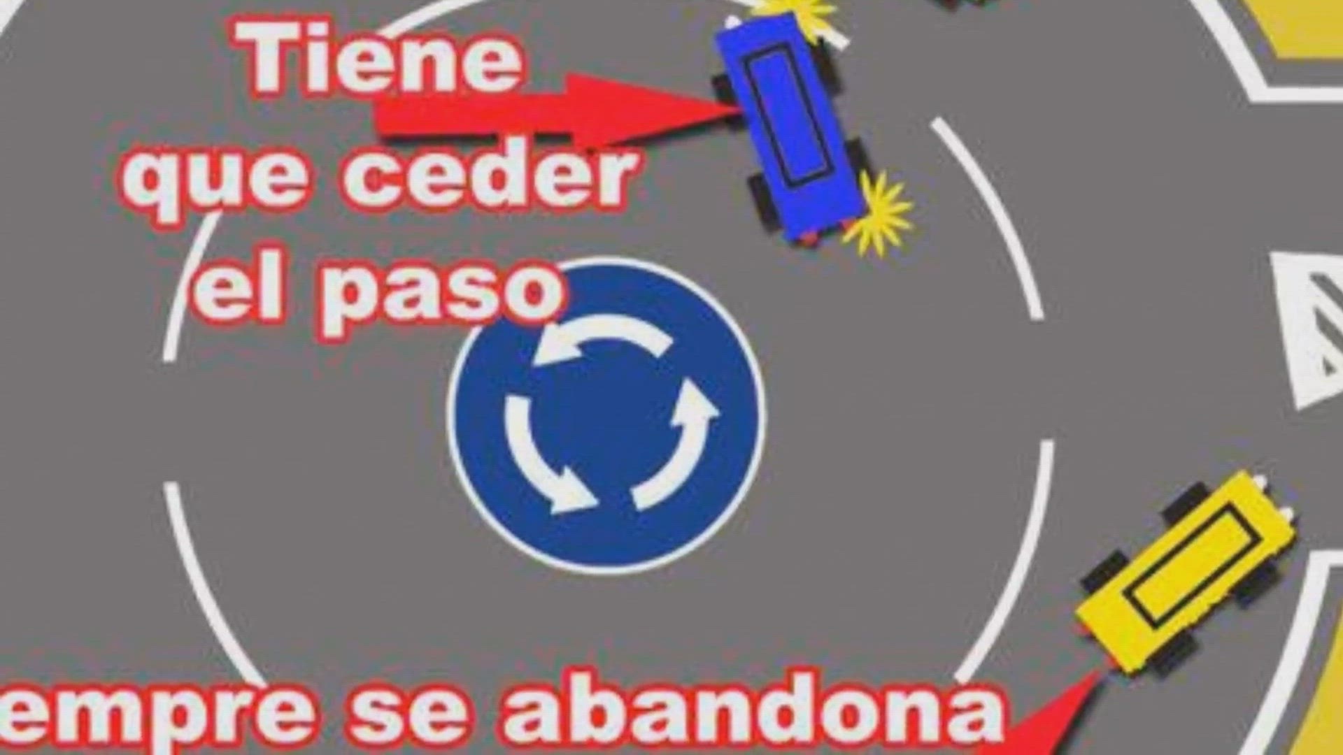 'Video thumbnail for Spanish Police Issue New Guide for Roundabout Safety'