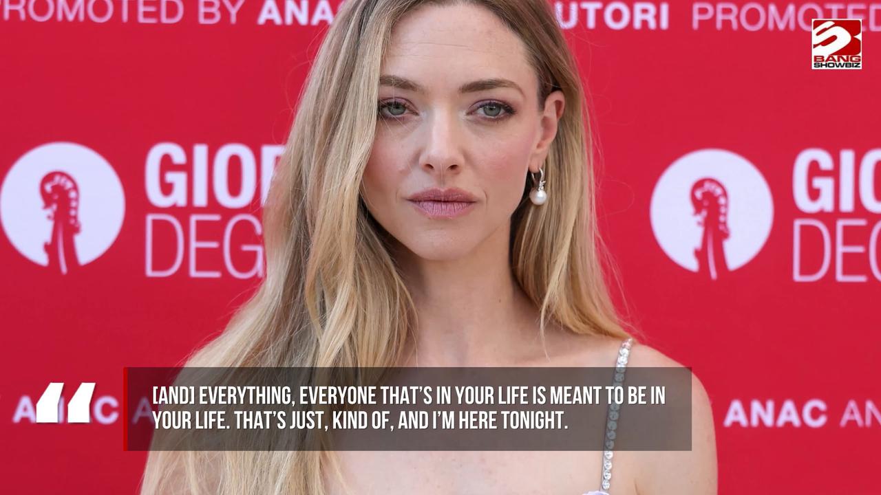 Video thumbnail for Amanda Seyfried says life is 'interesting' after Thomas Sadoski split