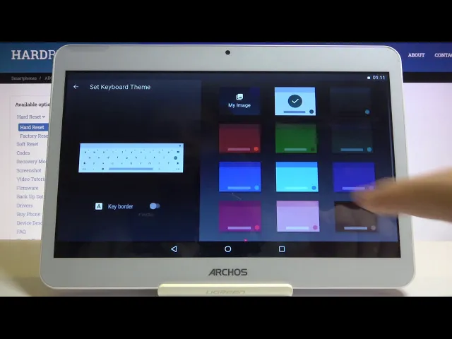 Video thumbnail for How to Choose Keyboard Theme in Archos Core 101 3G – Change Keyboard Look