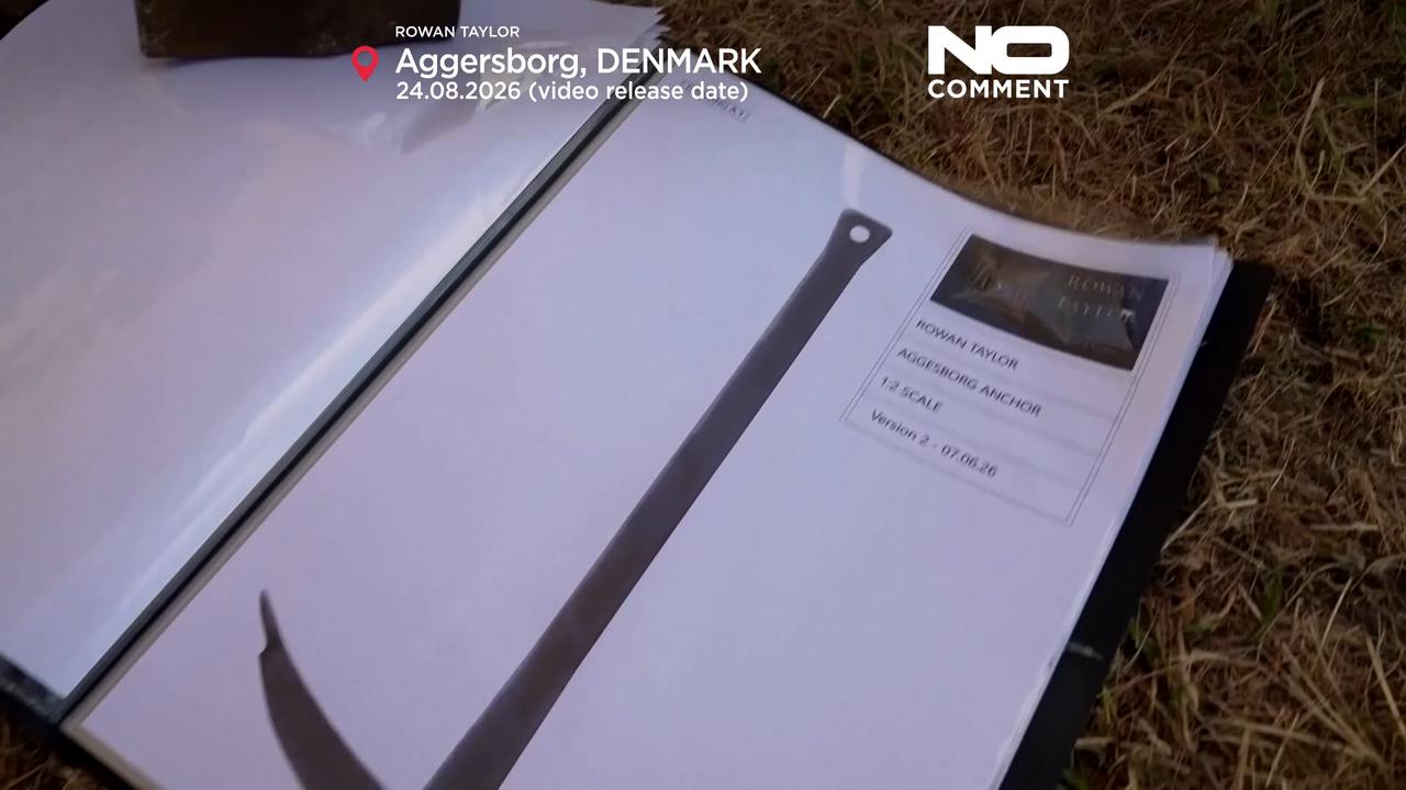 Video thumbnail for Watch: Viking Age anchor recreated with hammer and bellows in Denmark