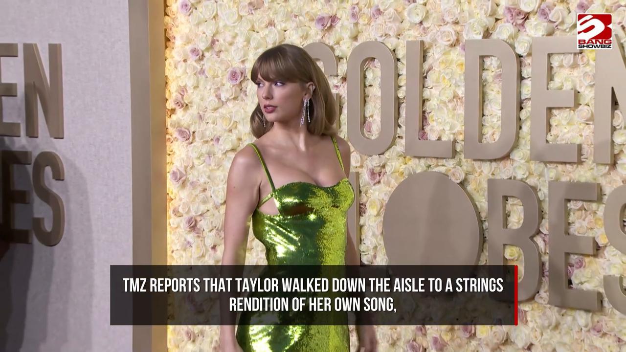 Video thumbnail for Taylor Swift and Travis Kelce's wedding vows were 'real, vulnerable, serious, and silly'