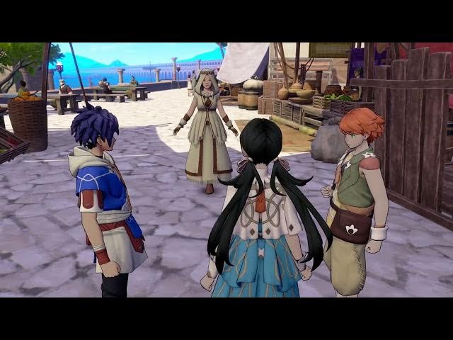 Video thumbnail for Fire Emblem: Fortune's Weave - 1. Cai's Path Ch 6: Talk To Merchant (Vegetables For Saramis Guests)