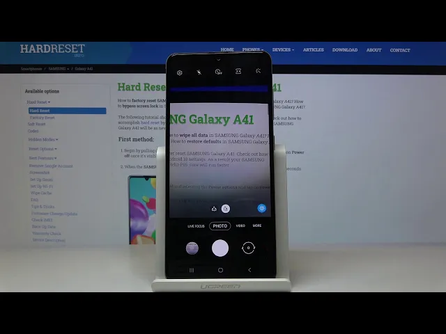 Video thumbnail for How to Take Picture in SAMSUNG Galaxy A41 Using Volume Key