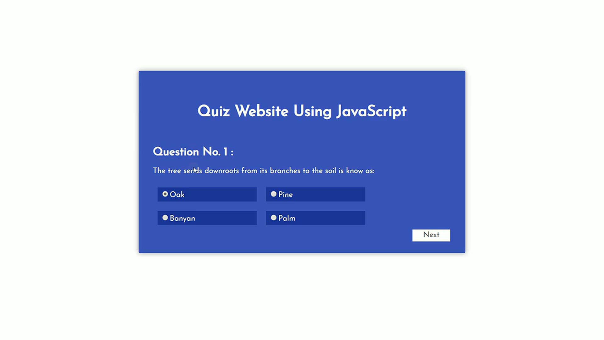 'Video thumbnail for How To Make Quiz Website Using JavaScript _ Create Quiz Site In HTML CSS JavaScript'