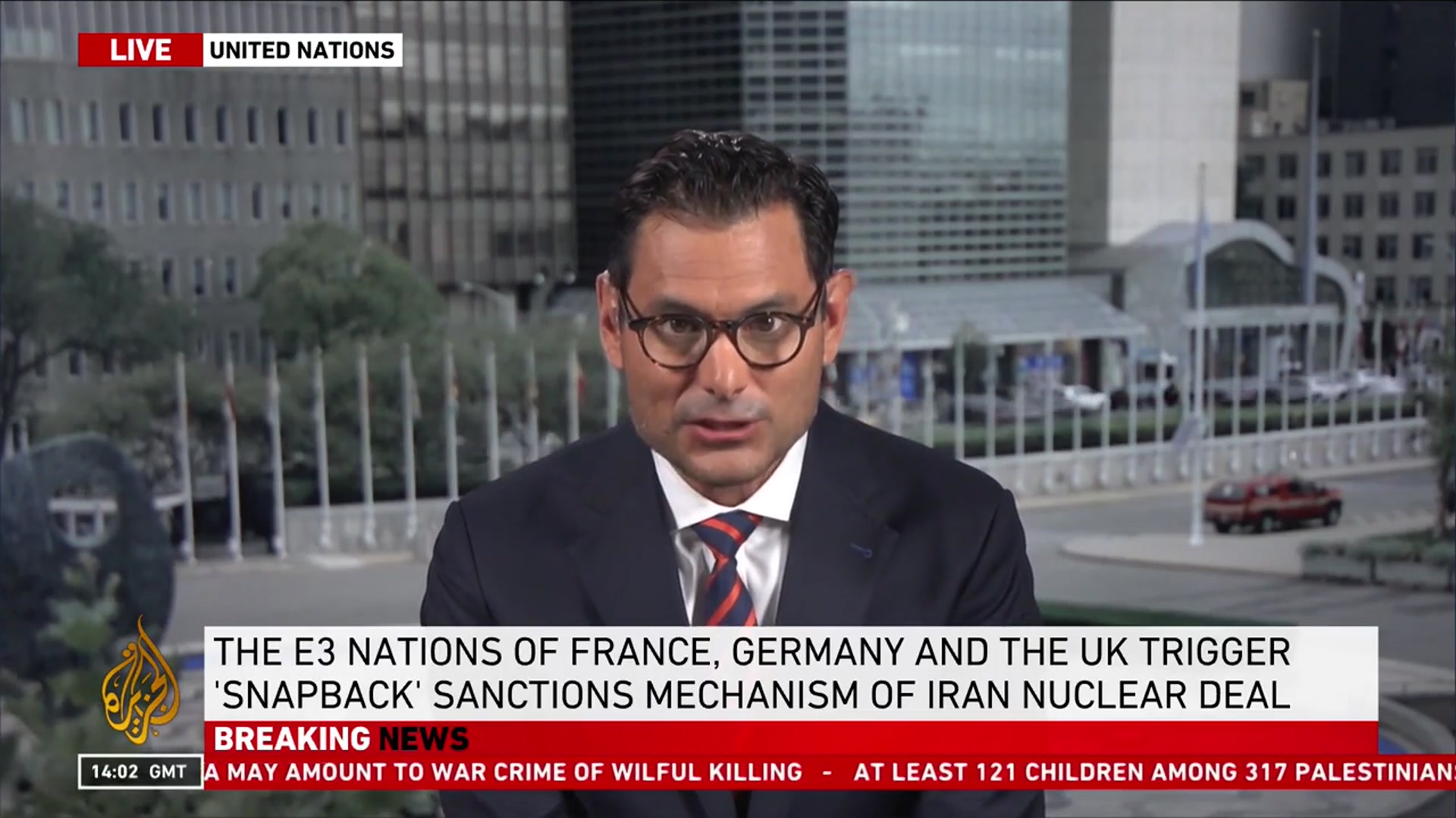 'Video thumbnail for France, Germany, UK start process to reimpose UN sanctions on Iran'