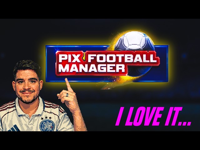 Video thumbnail for NEW GAME! This Indie Football Manager Is Addictive… | PIX Football Manager