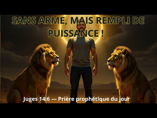 Video thumbnail for Tu fais face à des épreuves trop grandes ? L'Esprit de Dieu va te donner la force de tout renverser!