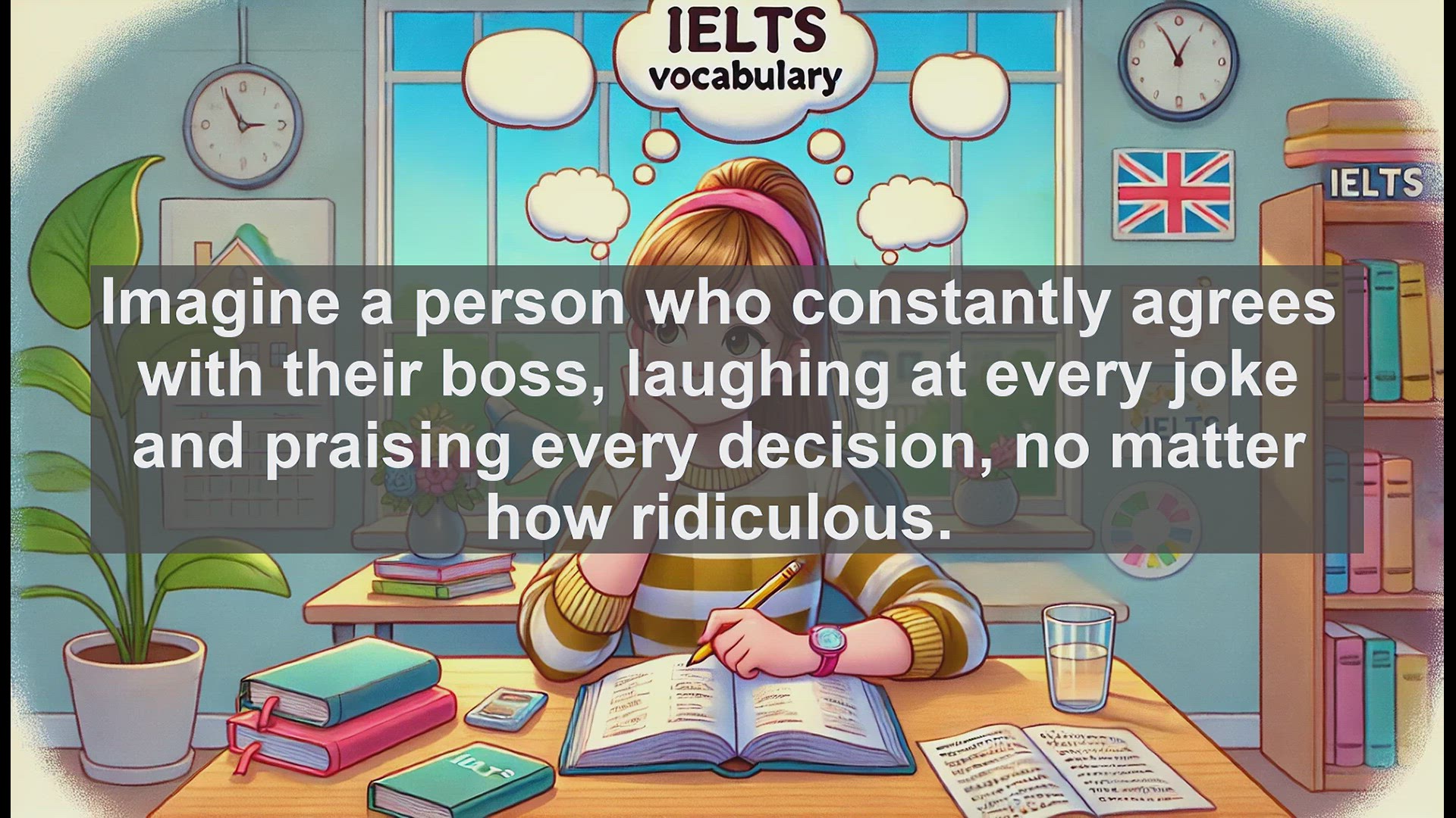 'Video thumbnail for 2000 Must Know IELTS 9.0 Vocabulary - What is a Toady? IELTS Vocabulary Boost'
