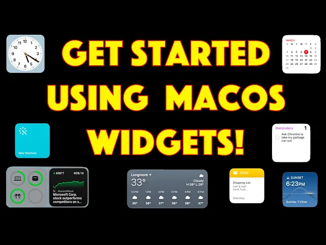 Video thumbnail for MacOS: How to Work with Desktop Widgets and Why You Should Use Them!