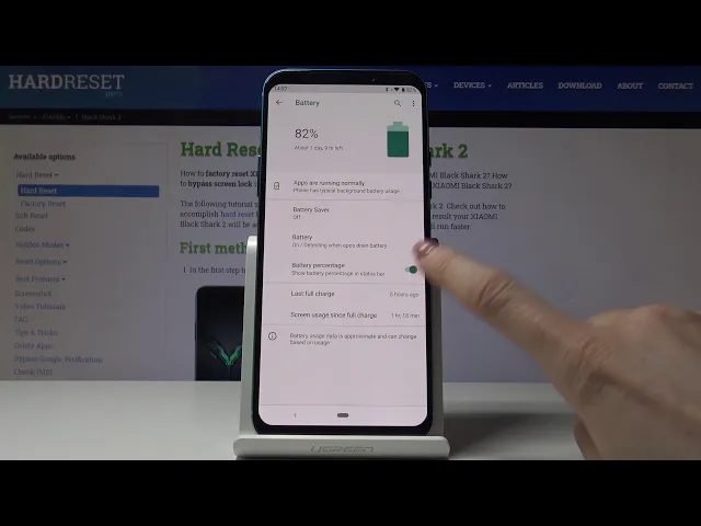 Video thumbnail for How to Enable Battery Percentage in XIAOMI Black Shark 2?